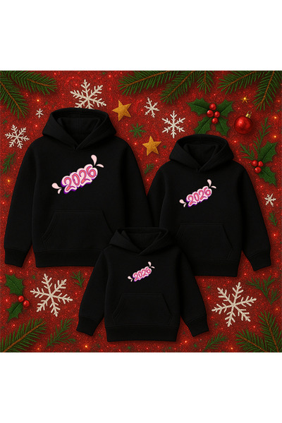 SVART WEAR Combinație de familie de Anul Nou Mamă Tată Copil Crăciun Crăciun ...