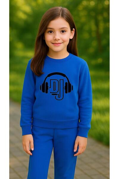 playwear Φούτερ ομάδας με στάμπα HEADPHONE για κορίτσια και αγόρια, με λαιμόκ...