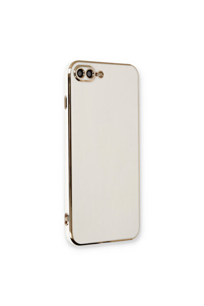 NewFace iPhone 7 Plus Case Volet Silicone - White