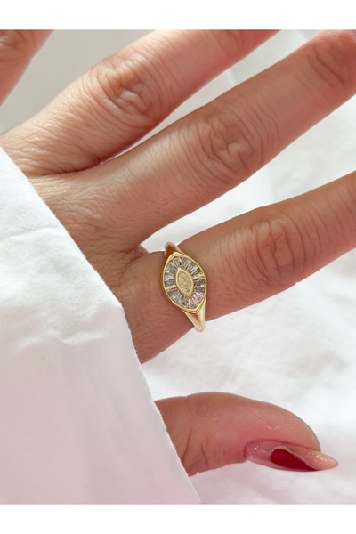 CHARMLUCKY Steel Eye Ring (Adjustable)