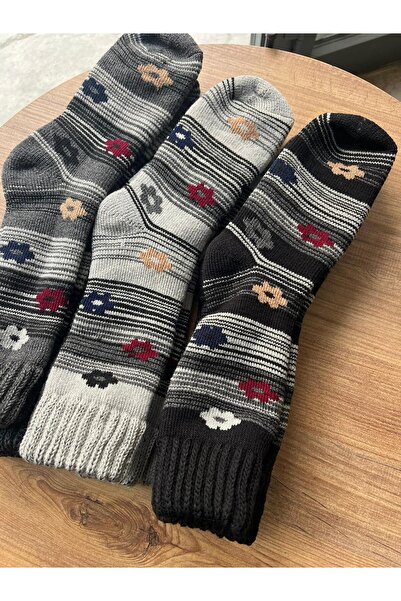 cmtgroup Women's 3-Piece Thermal Thick Winter Patterned Socks