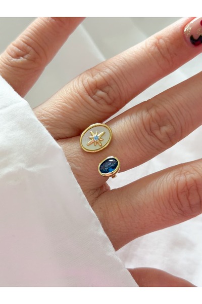 CHARMLUCKY Steel Ring with Lacquer (Adjustable)