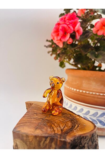 Venessa Collection Cam Biblo Ayıcık, 2,5x3x4 cm,