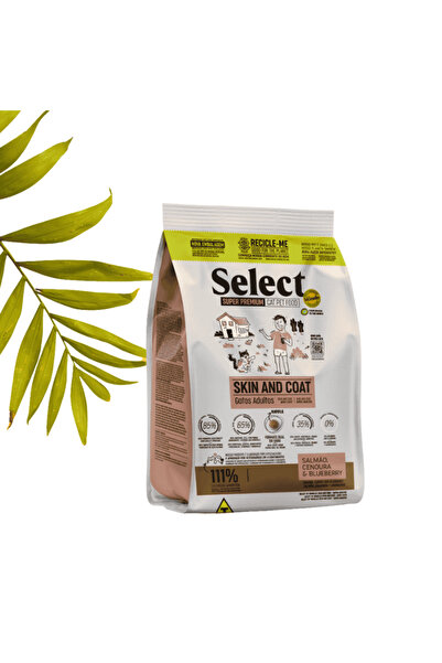 Monello مونيلو سيلكت سكين اند كوت طعام جاف للقطط بالسلمون و الجزر و التوت الازرق 7 كيلو