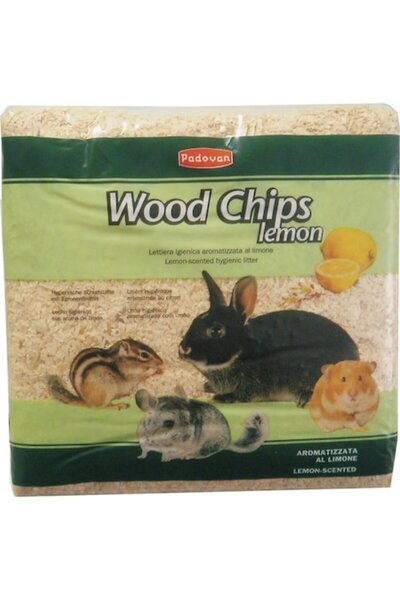 Padovan Așternut igienic pentru rozătoare Lemonchips, Așchii, 4 Kg