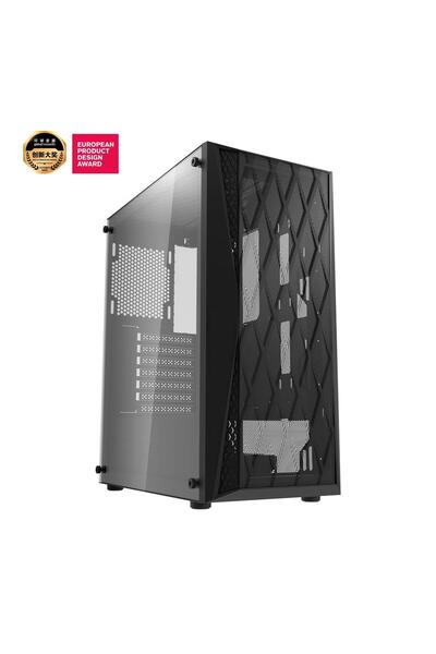 Aigo DK352 AT-650W 80+ Bronze USB3.0 4×12CM Fan Temperli Cam Siyah E-ATX Kasa