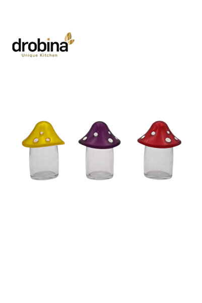 drobina رشاش ملح شكل فطر 3 حبات من دروبينا