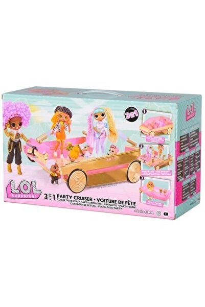 MGA Entertainment L.O.L. Surprise! Party Cruiser, set de joacă 3 în 1