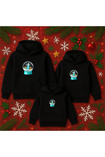 SVART WEAR Combinație de familie de Anul Nou Mamă Tată Copil Crăciun Crăciun Anul Nou Tematică PRET PENTRU O PERSONĂ