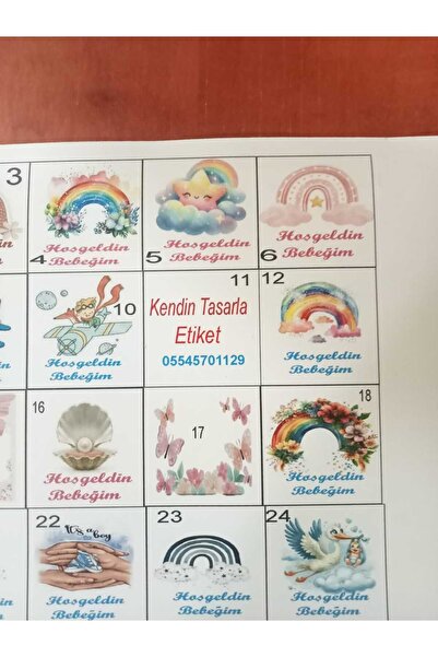 HEDİYE35 MADLEN CİKOLATA VEYA KOLANYA ETİKET