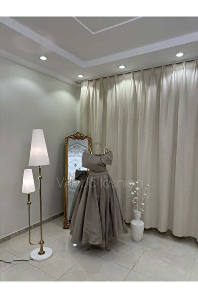 vanus fashion فستان سهرة ( 2 لونين ) 4065