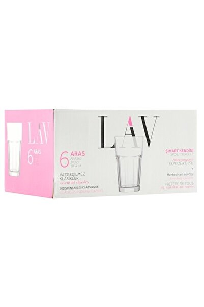 LAV Set de 6 pahare de cocktail, 300 ml