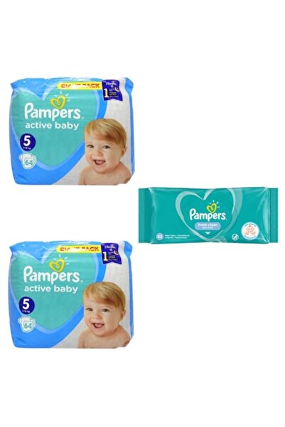 Columna Com Pachet 2 x Scutece Pampers Active pentru bebeluși nr. 5 (11-16 kg...