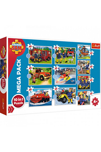 Trefl Toys Puzzle 10-in-1 — Fireman Sam Rescues, 329 pieces