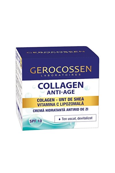 GEROCOSSEN Cremă hidratantă anti-îmbătrânire cu colagen, unt de shea și vitam...