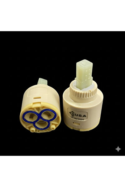 YAPI KALİTE Batarya Aç Kapa Mix Musluk Kartuşu 40mm'lik Düz Kartuş