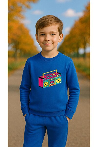 playwear Φούτερ ομάδας TEYİP με στάμπα για κορίτσια και αγόρια, με λαιμόκοψη ...