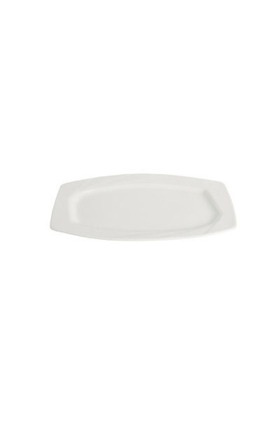 SQUALO white rectangular porcelain serving dish