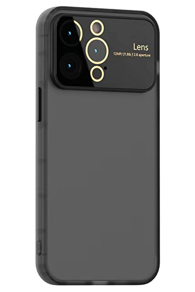 CEPSTOK غطاء سيليكون غير لامع لهاتف آيفون 15 برو مع حماية لعدسة الكاميرا