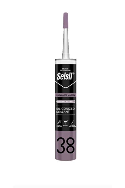 buççin online mağaza Selsil Silikonize Mastik 310ML Beyaz - Boyanabilir Dolgu...