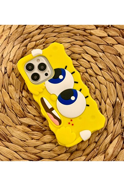 HYPERSOFT iPhone 12 Pro Max (6.7 Inch) Compatible Spongebob Eye Detailed Soft...
