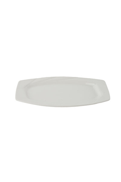 SQUALO white rectangular porcelain serving dish