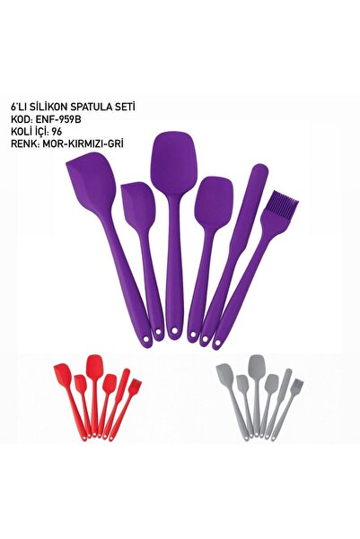 Dorsa 6-Piece Silicone Spatula Set Premium Quality