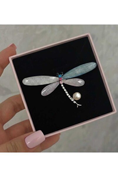 Oren Turkey Zarif Detaylı Yusufçuk Broş