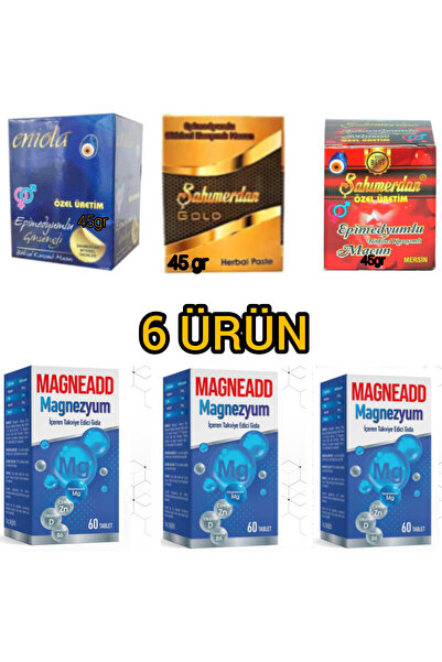 LedaPharma MAGNEADD 60 TB VE 45GR MİNİ MACUN 3 AD.