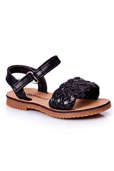 BOTO Bailly 23 black children's braided sandals