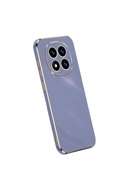 AKSEFİZZ Redmi Note 14 Pro 5G Kılıf Parlak Soft Yüzeyli Kamera Korumalı Altın...