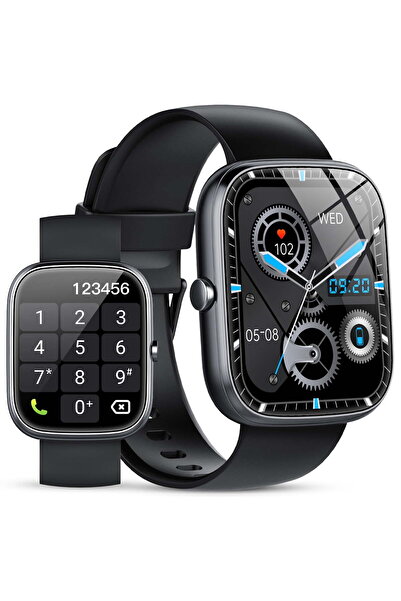 ZWEIG ساعة ذكية لأجهزة أندرويد وآيفون، شاشة عالية الدقة 1.91 بوصة، مكالمات بلوتوث، أكثر من 110 وضع رياضي، مقاومة للماء بمعيار IP68