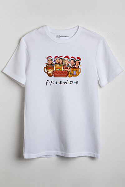 Merch&ice Friends Anul Nou cu imprimeu Unisex tricou