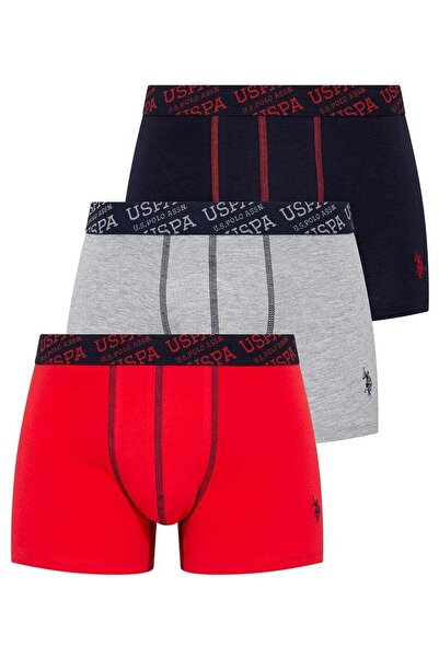 U.S. Polo Assn. Men's 3 Pieces Cotton Fabric Lycra Boxers