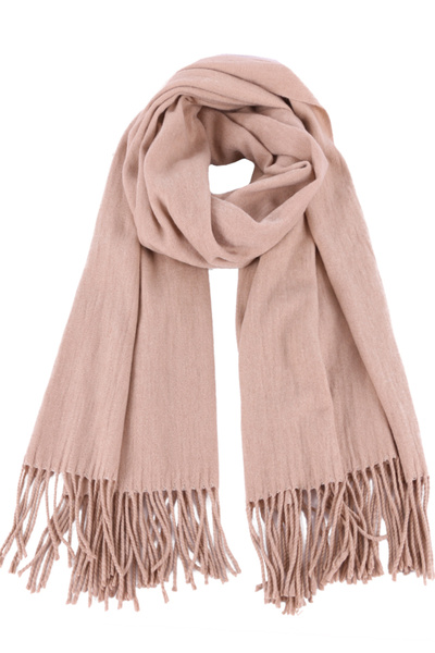 Alice Women's scarf, imitation cashmere, thin, cold season, with fringes,