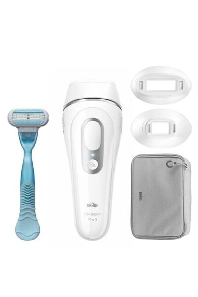 Braun Epilator IPL Silk-expert PRO 3 PL3121, SkinPro (SensoAdapt), 3 niveluri...