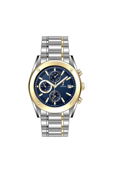 JOİNER Men's Chronograph Steel Blue Watch JO-14229