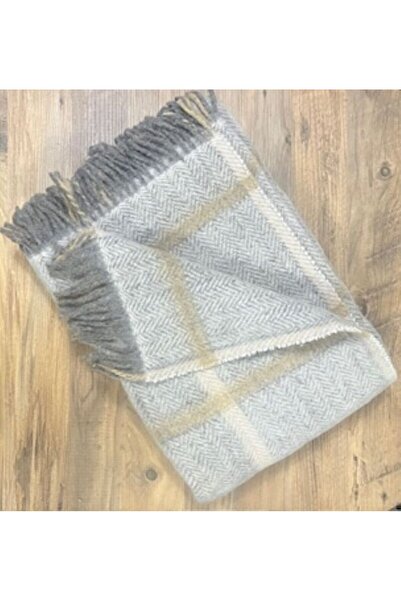 GENÇEV HOME COLLECTİONS Wool Single Person Tv Blanket Scottish Decor Blanket 145X200 cm