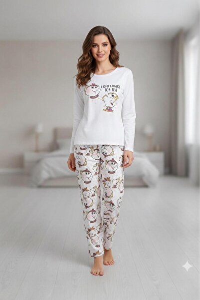 PEMBİŞ HOMEWEAR Γυναικείο Σετ Πιτζάμες Μακρυμάνικο-sezm-41