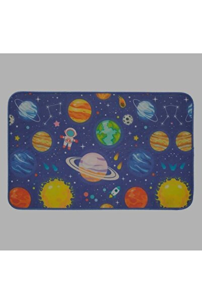 OEM Decorative Rectangular Rug Space Blue 55x35cm