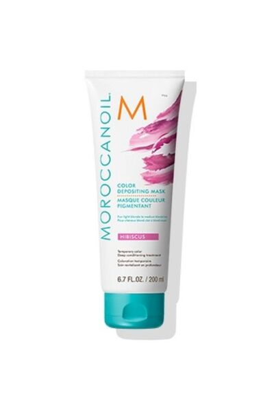 Moroccanoil Mască de culoare Hibiscus pentru păr blond, 200 ml