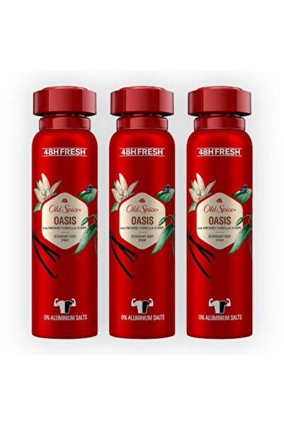 Old Spice Pachet 3 x Deodorant spray Oasis, 150 ml