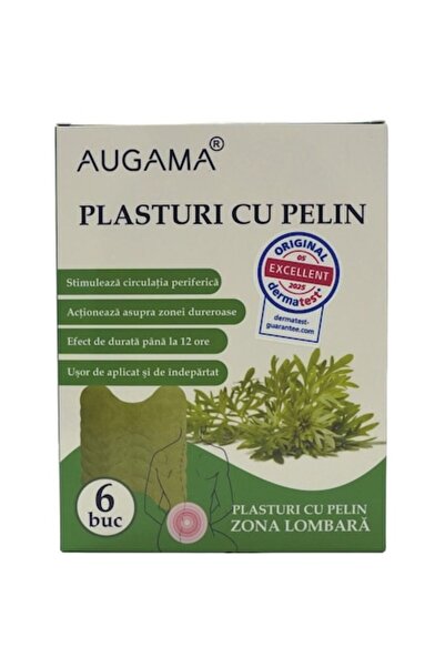 Augama Plasturi cu pelin pentru zona lombară 6 buc/cutie