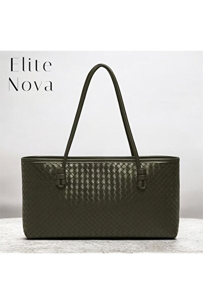 ELİTE NOVA SHOPPİNG Women's Long Boot Bag Patterned