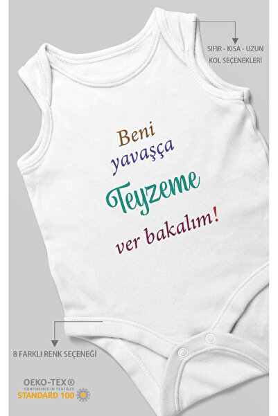 MorivoKids Give Me to My Aunt Slowly, Let's See What She Says Printed Baby Bo...