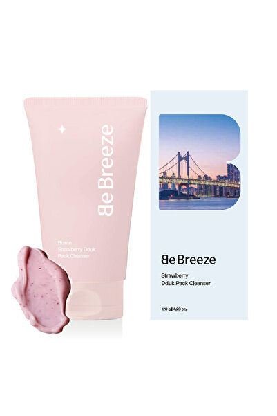 BE BREEZE غسول الفراولة الكوري لتنقية البشرة وإشراقتها - من بي بريز 120 جرام