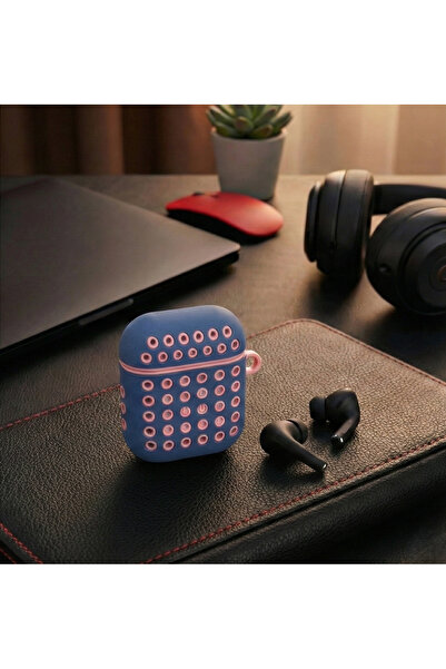 bbtech حافظة رياضية مثقبة متوافقة مع AirPods 1-2، حافظة AirPods 1. الجيل الثا...