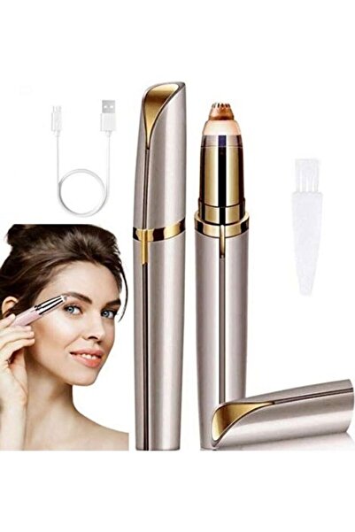 Generic Rechargeable Eyebrow Trimmer For Women Multicolour