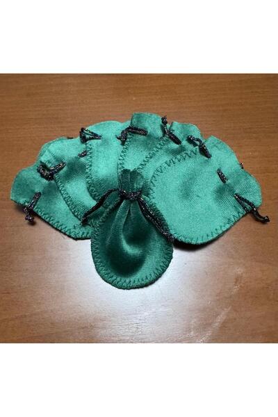 shop ALTIN KESESİ Kadife 7x8,5 cm 20 ADET Zümrüt Yeşili