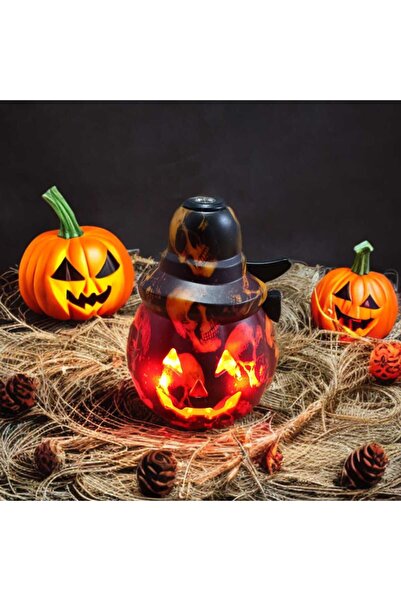 DURUSOY Yılbaşı Helloween Bal Kabaklı Işıklı Sesli Pürbüz Çakmak - Rüzgarlı